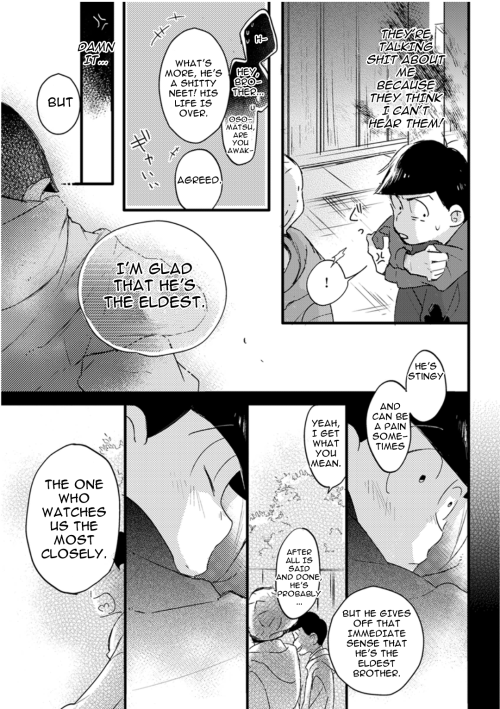 great-blaster:Translation of a comic from one of the official anthologies, “Osomatsu-san Official An
