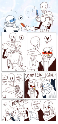 smolandtolskeletons:  Comic UTFSOblivious Pap is loved.