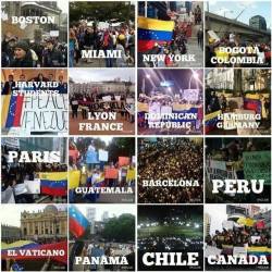 historiadoresuniversales:  Protestas de venezolanos