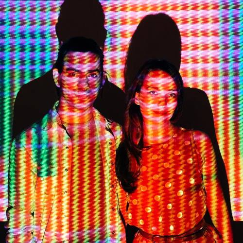 when my friends let me put weird video projections on them ✨ #glitch thief