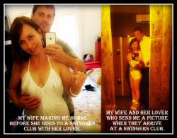 tendance-candauliste:  My wife, me, and her lover. Real cuckold, no fake.