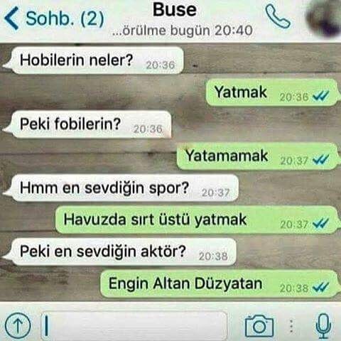 - Hobilerin neler?
+...