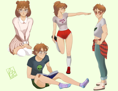 lanceskincare:pidge can pull off any look ever … i lov her