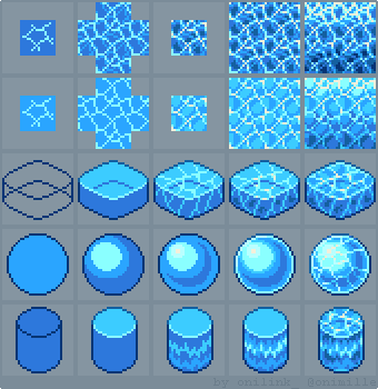 Pixel Art Tutorials — Tutorial: How to draw water