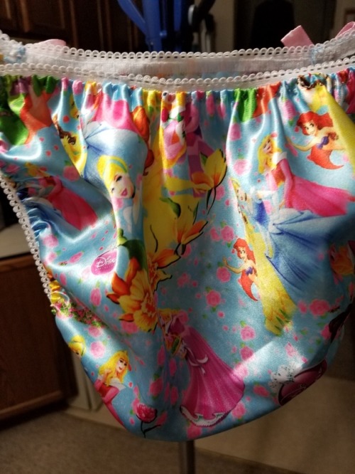 lovesatin58:My brand new Disney Little girl print satin panties Just received them today bought them