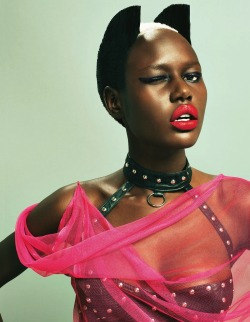 femmequeens:  Ajak Deng photographed by Emma