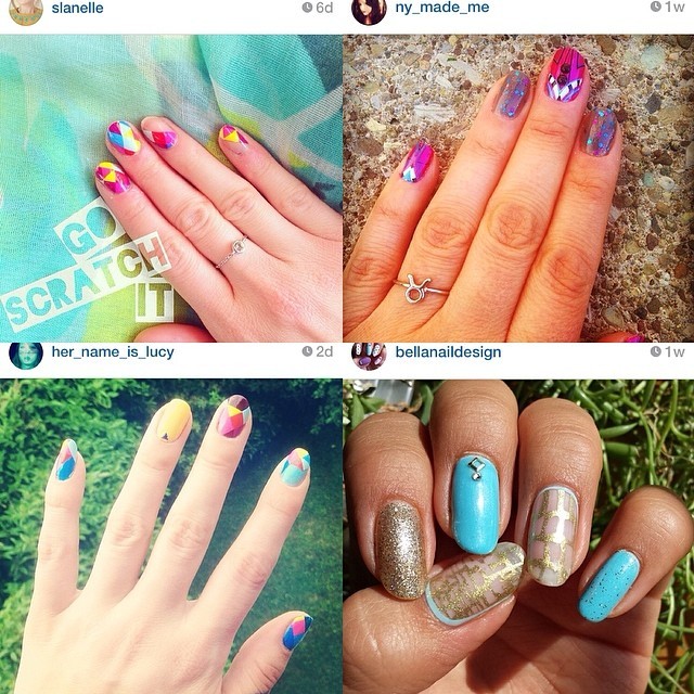 Love seeing all your nails with the nail wraps I designed with @goscratchit! Get them before they’re gone at www.goscratchit.com