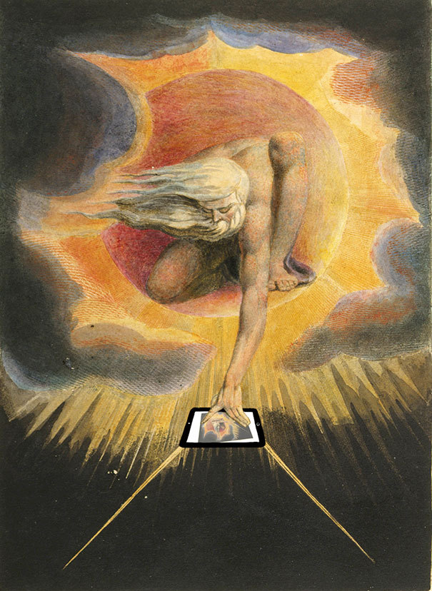 asylum-art-2:  Diego Velazquez,  Famous Paintings Updated With 21st-Century Gadgets