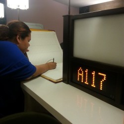 @litaqutie112  signing her name in the big book. She is an official registered Officiant! This was so sool.