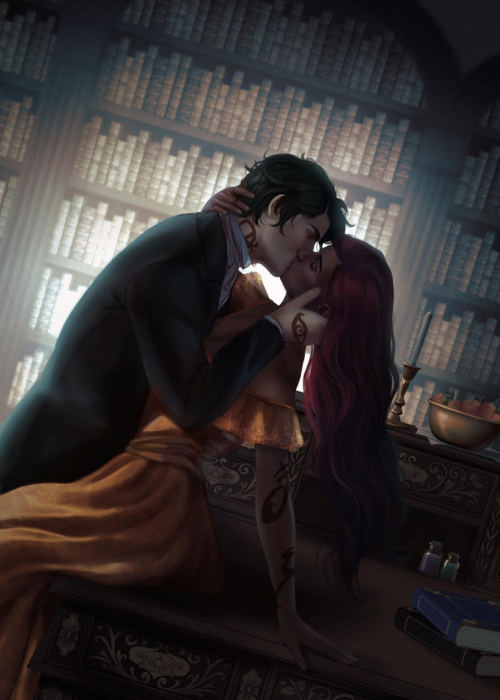 cassandraclare: *spoilers* Loweana was kind enough to illustrate the Whispering Room scene from Chai