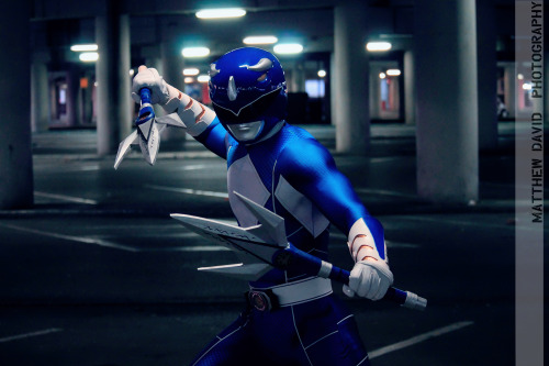 matthewdavidphotos:  Blue Ranger 2.0 - Photo Shoot ( Part 3 Odds and Ends ) These are the last shots from the shoot that did not make the cut in to the other sets. Just wanted to post them as kinda of an encore to the other two sets which I will link