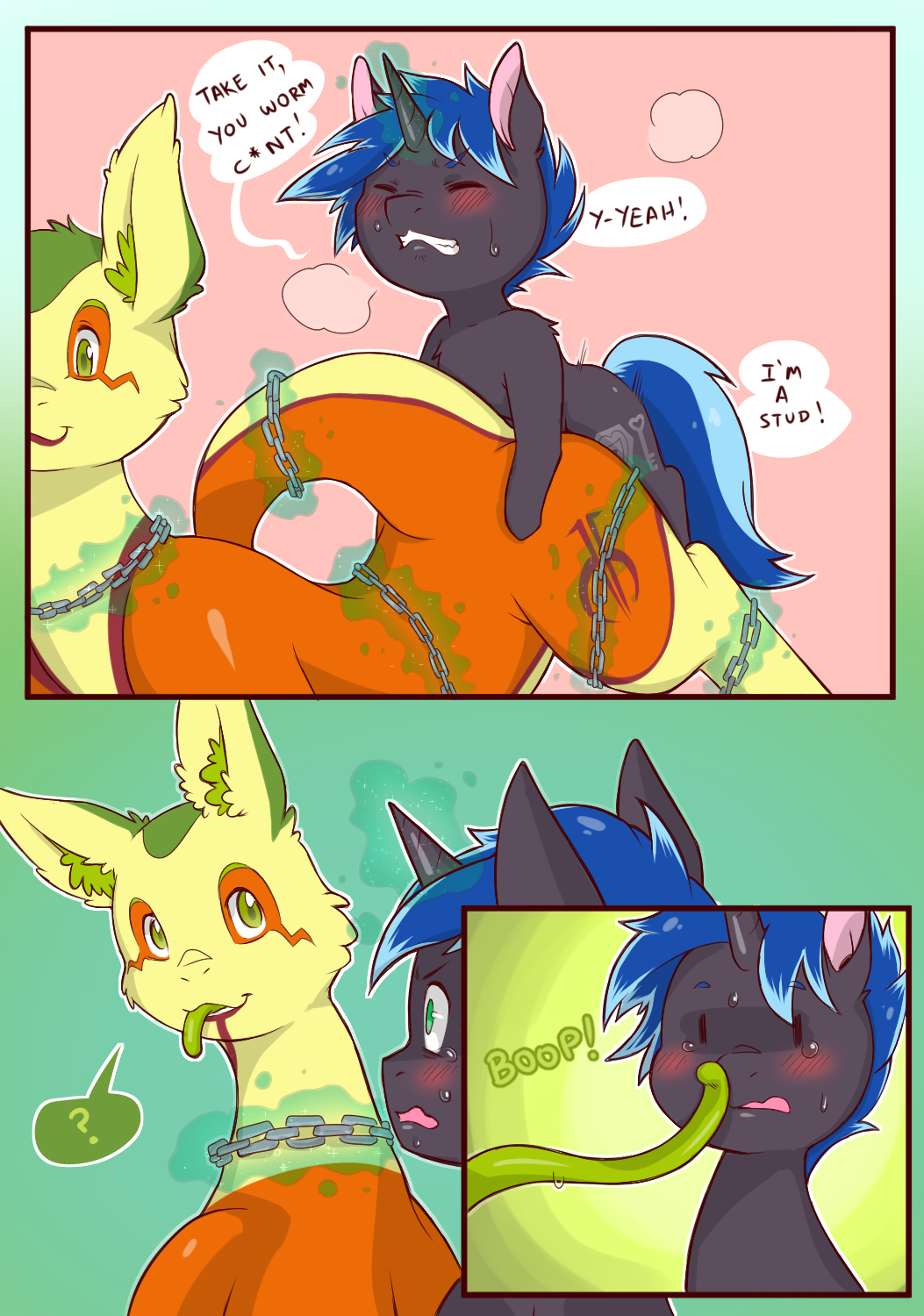 simplybackwards: Another patreon comm from CBTwi, featuring MonoWono’s oc Lock