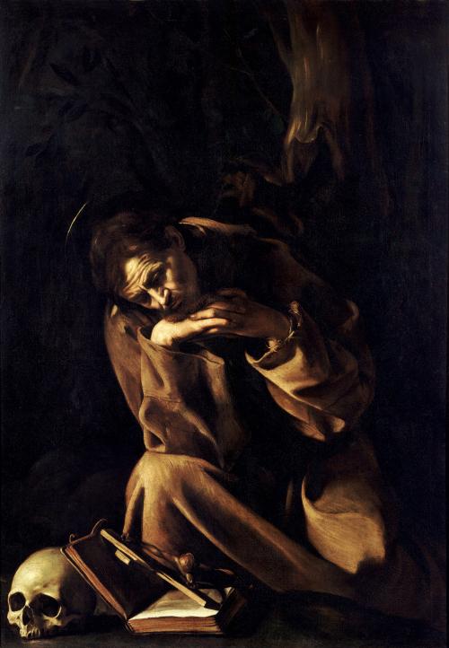 caravaggista:  Caravaggio’s depictions of Saint Francis.