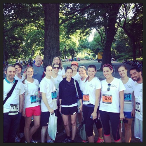 Go team YouBeauty! #corporatechallenge #jpmccnyc (at Central Park West- W 72 St)