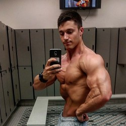 beautifulyoungmuscle:  Blake Massouyar to round out August.