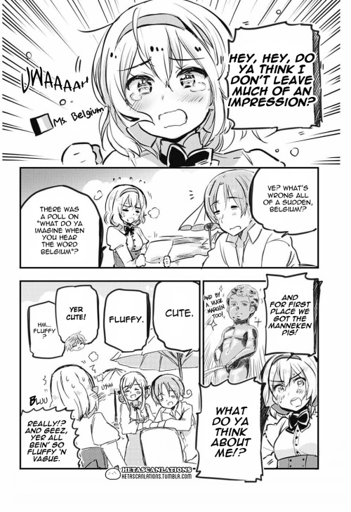 tomato-waffle: hetascanlations: Hetalia World ☆ Stars Jump SQ 2016 Mar Issue - Spin-off Chapter Tran