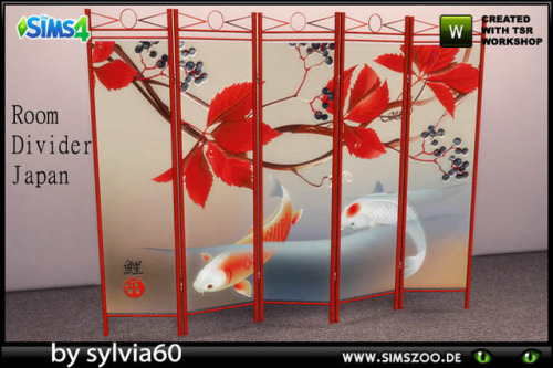 blackyssims4zoo: Room divider by sylvia60. Details and download at the Simszoo (free registration re