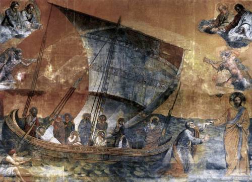 centuriespast: GIOTTO di BondoneNavicella1305-13Oil on canvas, 740 x 990 cmFabbrica di San Piet