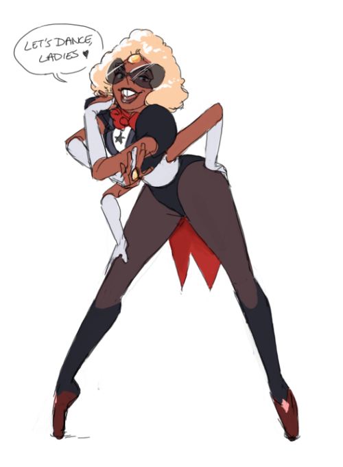 chirart:  Steven Universe, the lovely Sardonyx. I don’t understand why everyone’s mad at Pearl, I mean I know I’d be as thirsty as a broken faucet to be the lovechild of Bayonetta and Cindy Mayweather every second of every day. 