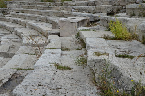 antinousresurrected:last-of-the-romans:Theatre of Dionysus in Athens. 4th century BC.  Seats wi