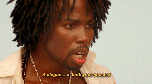 glitterandgoo: e-ripley: Harold Perrineau as Mercutio in Romeo + Juliet (1996) the only valid mercut