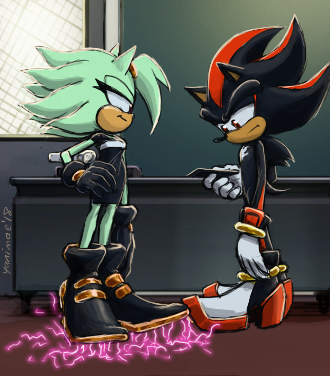 sonic and shadow by whvsss on Newgrounds