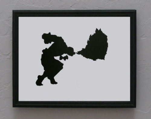 xombiedirge:  Papercut Street Fighters by Cutting Pixels / Store 
