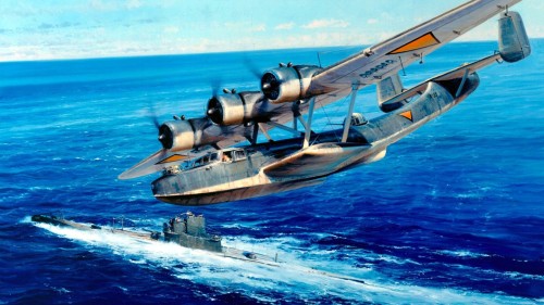 1941 12 23 Chance encounter - Robert Taylorrepost better qualityA Dornier 24 flying boat of the Roya