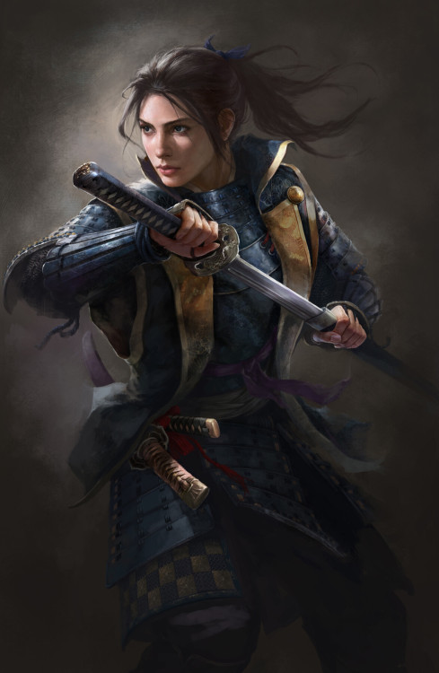  Samurai Lady by Seung Chan Hong