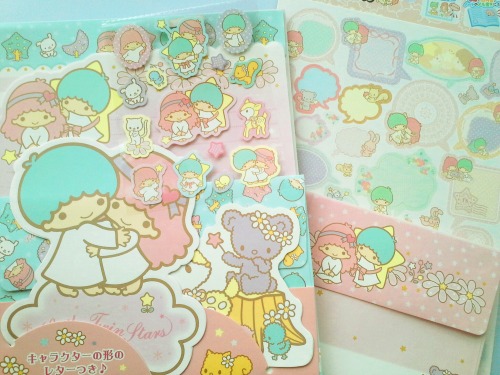 Little Twin Stars letter set from Gift Gate and Saizen~