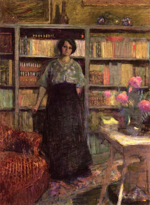 labellefilleart:  Portrait of Mademoiselle Jacqueline Fontaine, Edouard Vuillard 