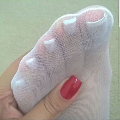 chickshotnails: Perfect wedding toes! Just a bit more length.  Back to the salon immediately!