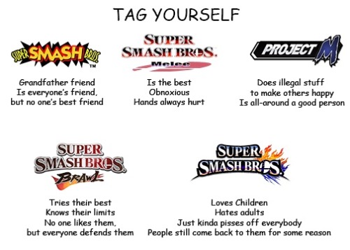 ayylamow:Tag yourself I’m melee