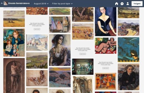 I have looked in the archives of other beautiful art blogs on Tumblr.Unfortunately, they are all rui