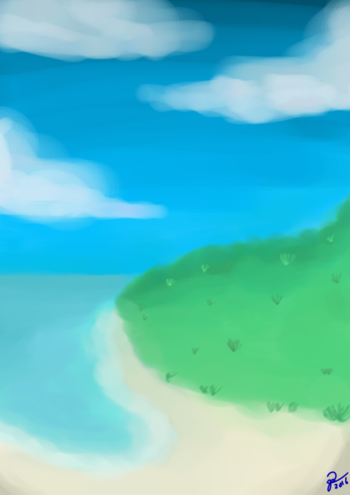 Digital Watercolour Nature Paintings!