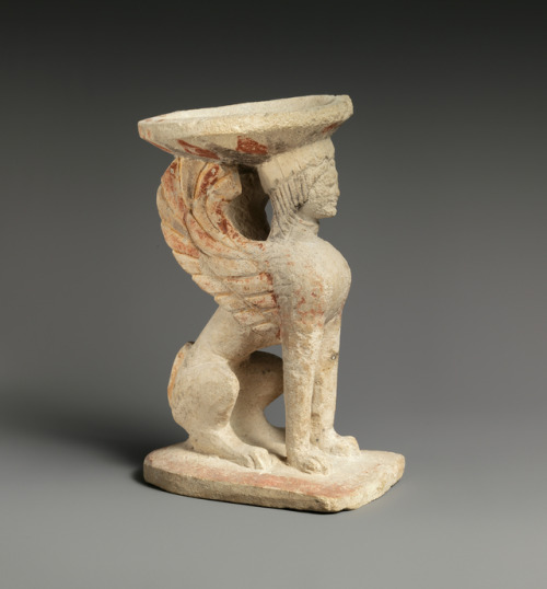 met-greekroman-art: Limestone thymiaterion (incense burner), Greek and Roman ArtMedium: LimestoneThe
