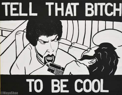 mayashae:  Be Cool, 2013 Acrylic on canvas