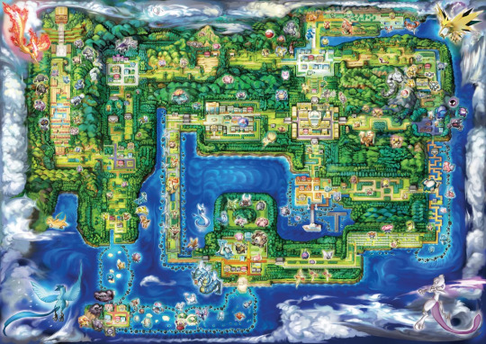banzai-jinto: just saw the map from Let’s Go Pikachu/Eevee and noticed something i’ve never questioned for 20 years hey how does the S.S. Anne get anywhere?  it jumps?? lmao