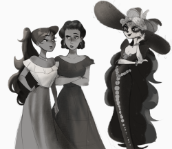 lloronala: something quick that i did before heading to class–the trio that i actually need