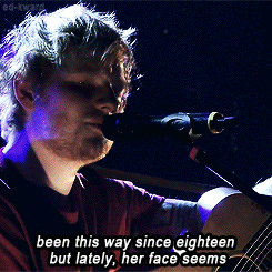 ed-kward:So Ed Sheeran was singing ‘The A Team’ when suddenly somebody fainted, and when the crowd s
