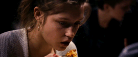 juliette-binoches:  Adele + eatingBlue is the Warmest Color (La vie d'Adèle), 2013,