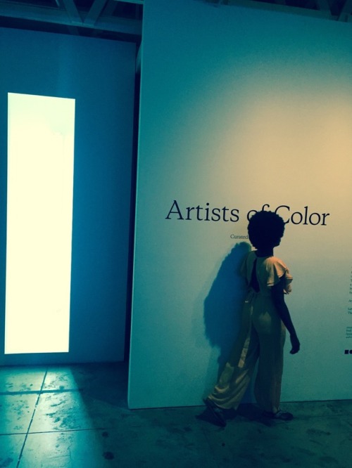An Artist of Color at the Underground Museum
