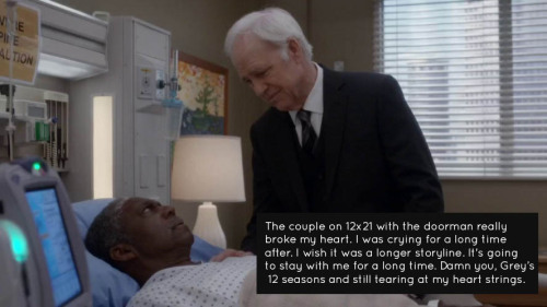 *spoiler alert*This broke my heart too, especially the way he described the first time that he saw t