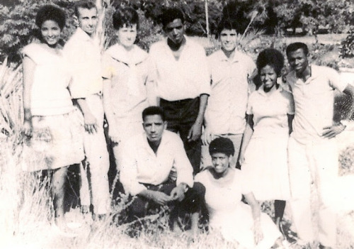 Ethiopian Jews (Beta Israel) in Kfar Batya, Ra’anana, Israel. 1958.