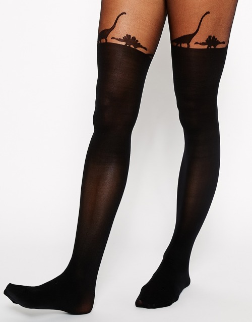 ASOS Dinosaur tights.