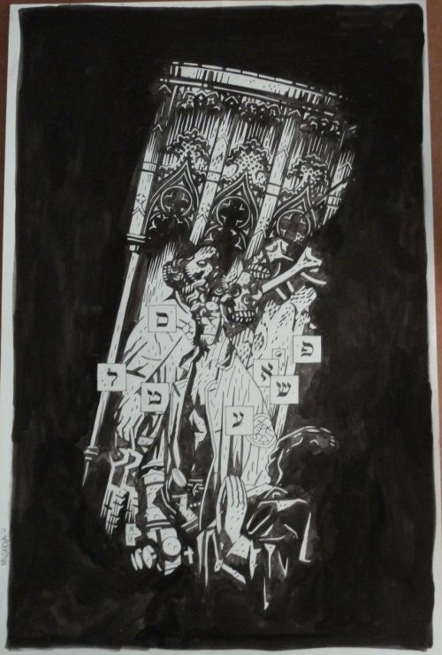 Original Mike Mignola Art For Hellboy Pages And Covers. Ill Be Doing A Number Of These Posts, Because