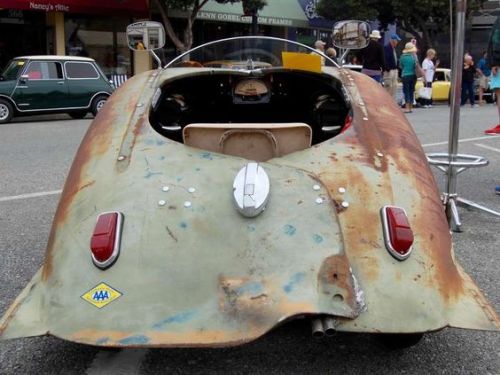 roadkillcustoms:The “Ewock” Custom Micro Car from the Little Car Show at Monterey Car We