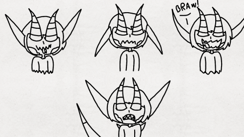Un Boceto De Tonnie Monster