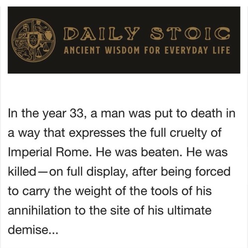 Reposted from @ryanholiday The @dailystoic email from this morning. #HappyEaster everyone. #Easter  