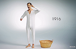 1916 - 1926Model John King does 100 Years of Men’s Underwearhttps://www.youtube.com/watch?v=P-lFrs8UwEs